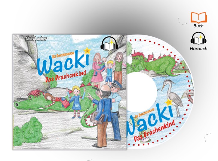 Hörbuch auf CD - Schatzbergdrache WACKI - Das Drachenkind - Band 1