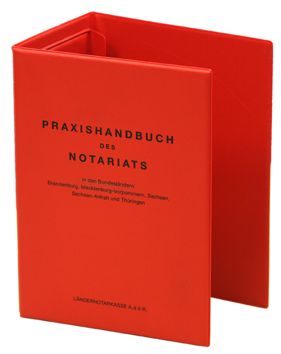 Leerordner 125 mm Praxishandbuch des Notariats