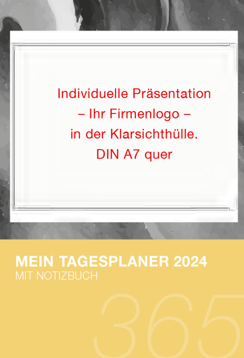 Mein Tagesplaner 2024 mit Notizblock