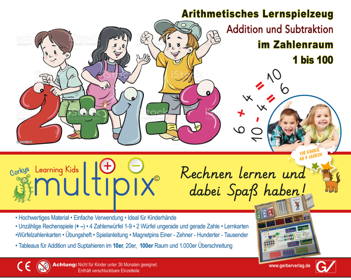 MULTIPIX - Das Lernspiel für Freude am Rechnen